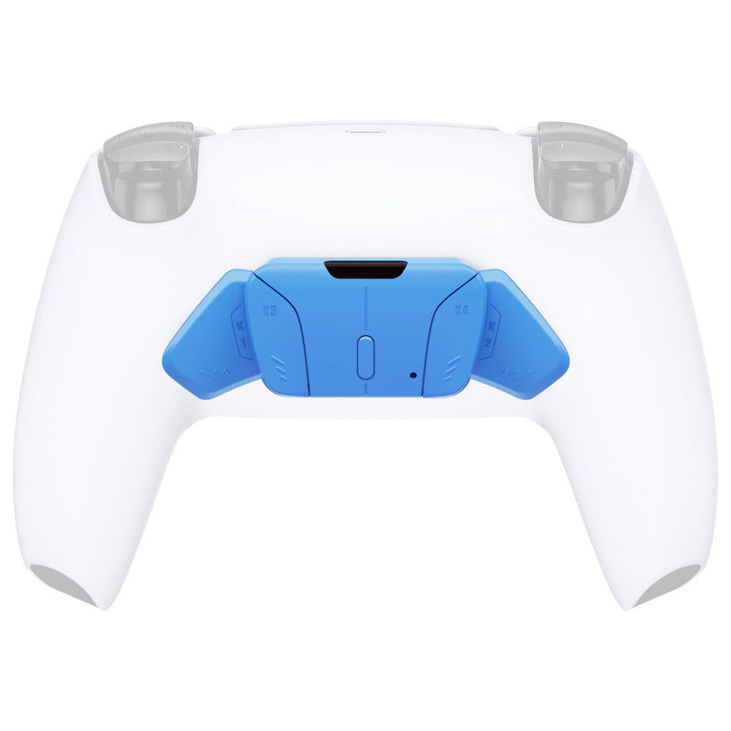 eXtremeRate Turn RISE to RISE4 Kit – Redesigned K1 K2 K3 K4 Back Buttons Housing & Remap PCB Board for eXtremeRate RISE & RISE4 Remap kit, Compatible with PS5 Controller - Starlight Blue eXtremeRate