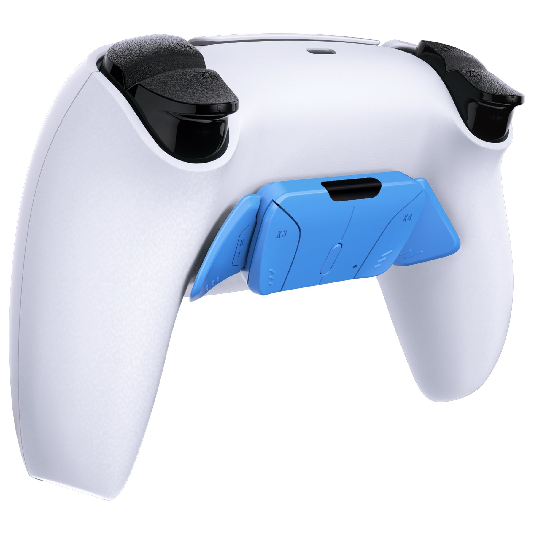 eXtremeRate Turn RISE to RISE4 Kit – Redesigned K1 K2 K3 K4 Back Buttons Housing & Remap PCB Board for eXtremeRate RISE & RISE4 Remap kit, Compatible with PS5 Controller - Starlight Blue eXtremeRate