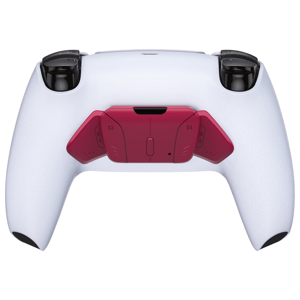 eXtremeRate Turn RISE to RISE4 Kit – Redesigned K1 K2 K3 K4 Back Buttons Housing & Remap PCB Board for eXtremeRate RISE & RISE4 Remap kit, Compatible with PS5 Controller - Cosmic Red eXtremeRate
