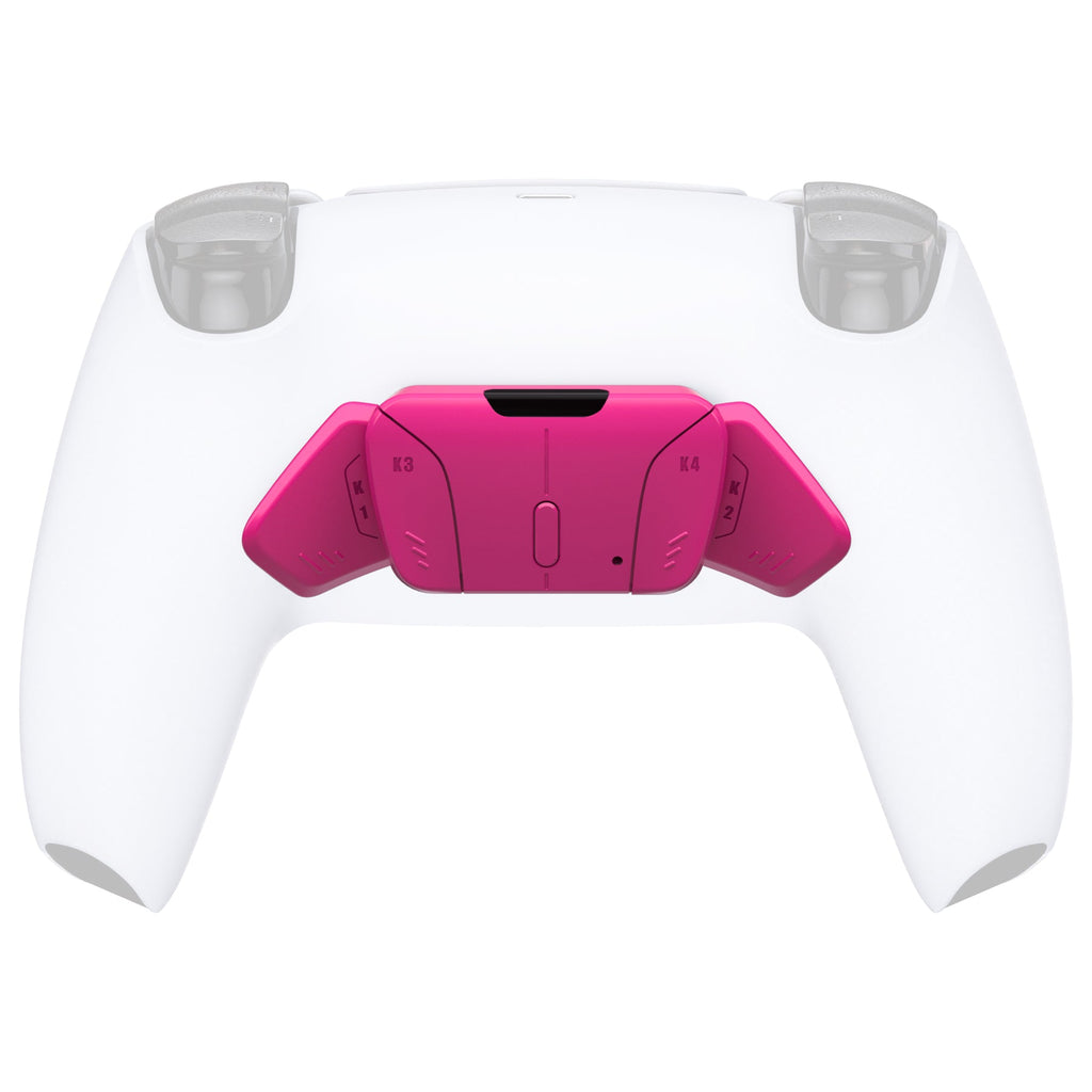 eXtremeRate Replacement Redesigned K1 K2 K3 K4 Back Buttons Housing Shell for eXtremeRate RISE4 Remap Kit, Compatible with PS5 Controller - Nova Pink eXtremeRate