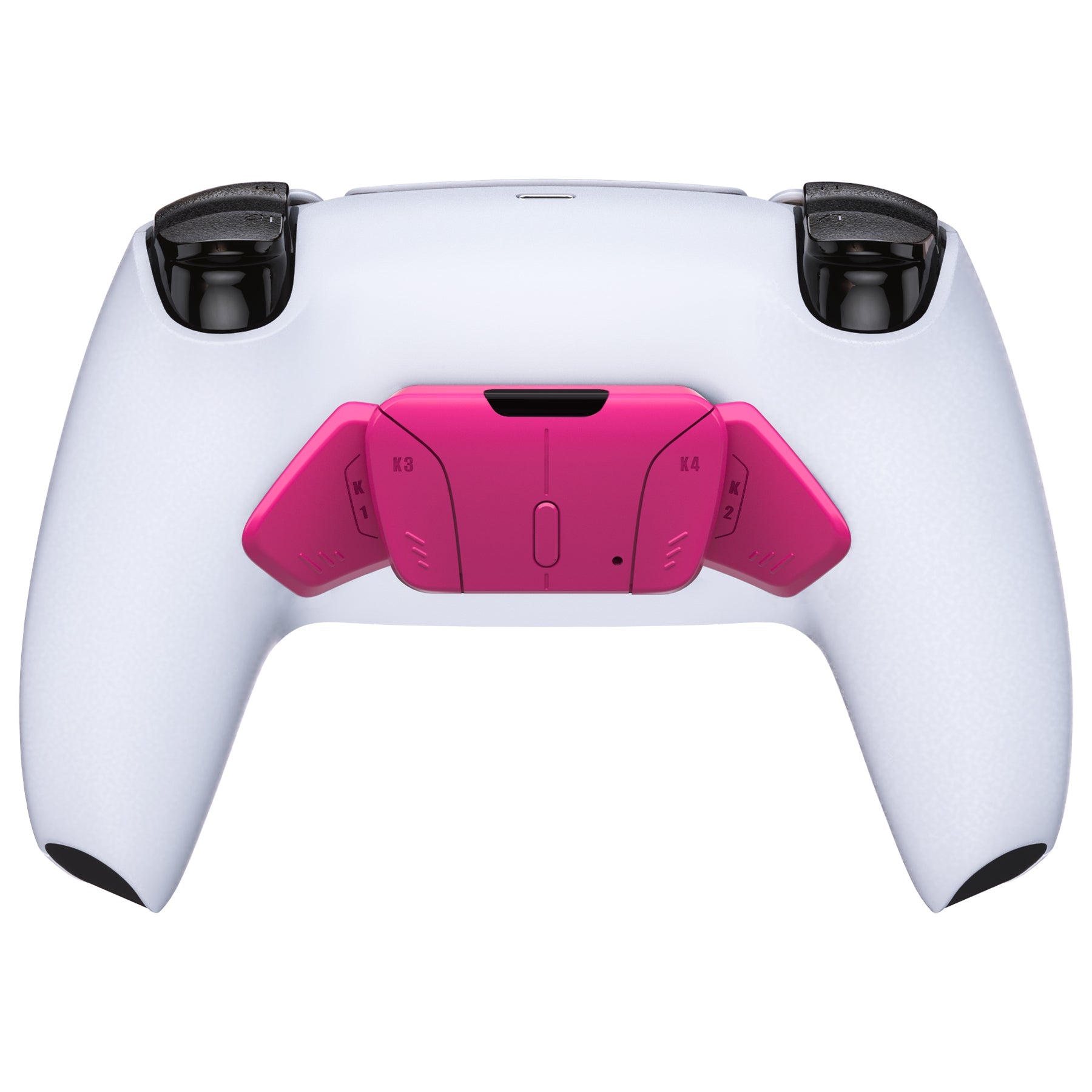 eXtremeRate Replacement Redesigned K1 K2 K3 K4 Back Buttons Housing Shell for eXtremeRate RISE4 Remap Kit, Compatible with PS5 Controller - Nova Pink eXtremeRate