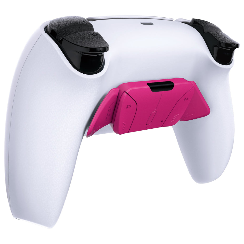 eXtremeRate Replacement Redesigned K1 K2 K3 K4 Back Buttons Housing Shell for eXtremeRate RISE4 Remap Kit, Compatible with PS5 Controller - Nova Pink eXtremeRate