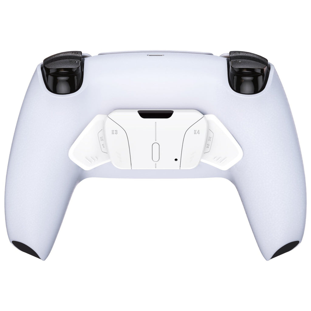 eXtremeRate Turn RISE to RISE4 Kit – Redesigned K1 K2 K3 K4 Back Buttons Housing & Remap PCB Board for eXtremeRate RISE & RISE4 Remap kit, Compatible with PS5 Controller - Matte White eXtremeRate