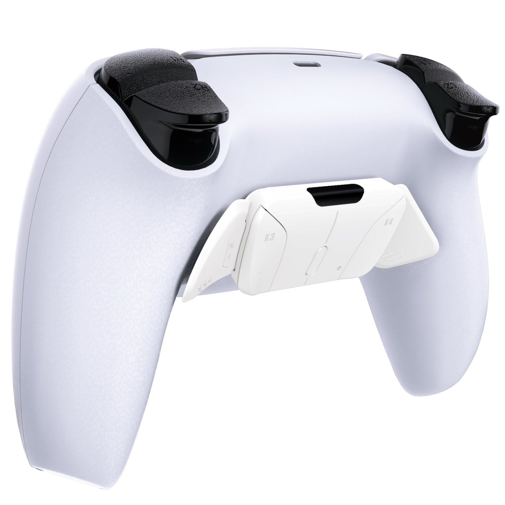 eXtremeRate Turn RISE to RISE4 Kit – Redesigned K1 K2 K3 K4 Back Buttons Housing & Remap PCB Board for eXtremeRate RISE & RISE4 Remap kit, Compatible with PS5 Controller - Matte White eXtremeRate