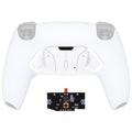 eXtremeRate Turn RISE to RISE4 Kit – Redesigned K1 K2 K3 K4 Back Buttons Housing & Remap PCB Board for eXtremeRate RISE & RISE4 Remap kit, Compatible with PS5 Controller - Matte White eXtremeRate
