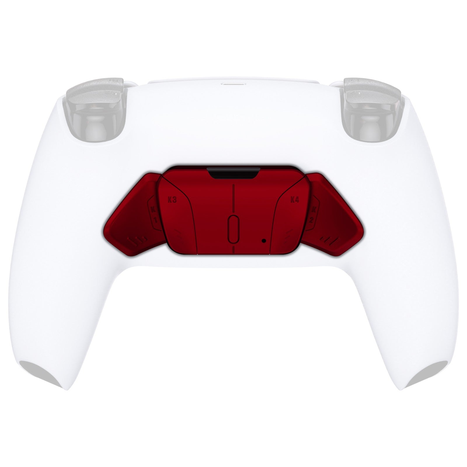 eXtremeRate Turn RISE to RISE4 Kit – Redesigned K1 K2 K3 K4 Back Buttons Housing & Remap PCB Board for eXtremeRate RISE & RISE4 Remap kit, Compatible with PS5 Controller - Scarlet Red eXtremeRate