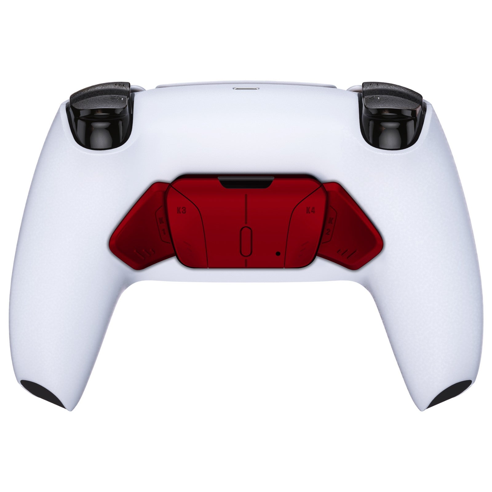 eXtremeRate Turn RISE to RISE4 Kit – Redesigned K1 K2 K3 K4 Back Buttons Housing & Remap PCB Board for eXtremeRate RISE & RISE4 Remap kit, Compatible with PS5 Controller - Scarlet Red eXtremeRate