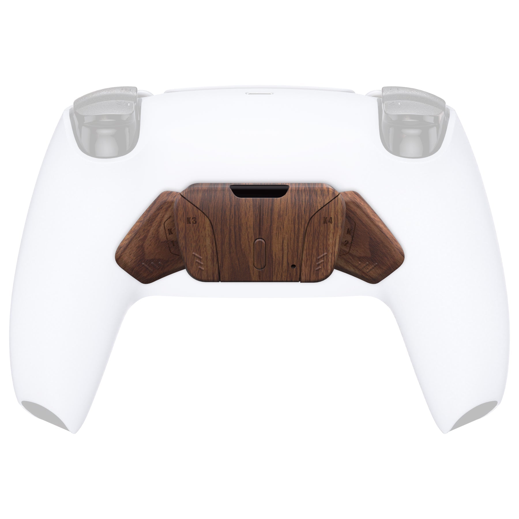 eXtremeRate Turn RISE to RISE4 Kit – Redesigned K1 K2 K3 K4 Back Buttons Housing & Remap PCB Board for eXtremeRate RISE & RISE4 Remap kit, Compatible with PS5 Controller - Wood Grain eXtremeRate