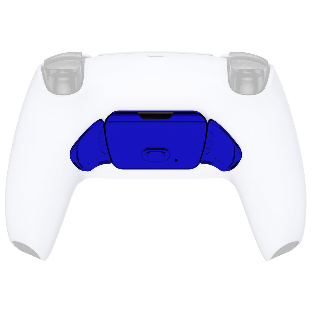 eXtremeRate Replacement Redesigned K1 K2 Back Buttons for eXtremerate RISE Remap Kit, Compatible with PS5 Controller - Chrome Blue eXtremeRate