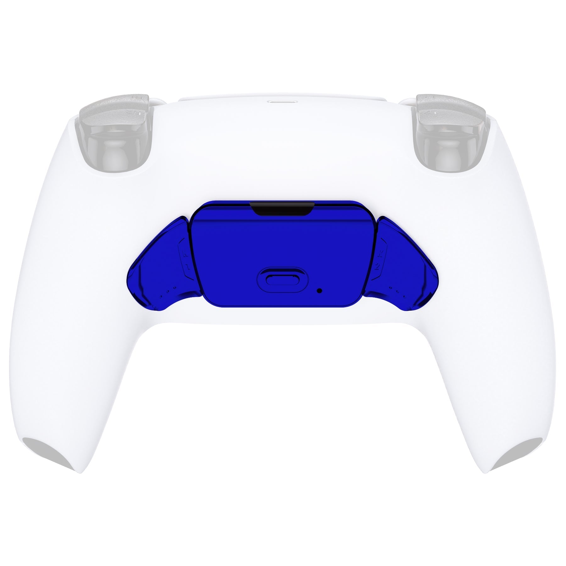 eXtremeRate Replacement Redesigned K1 K2 Back Buttons for eXtremerate RISE Remap Kit, Compatible with PS5 Controller - Chrome Blue eXtremeRate