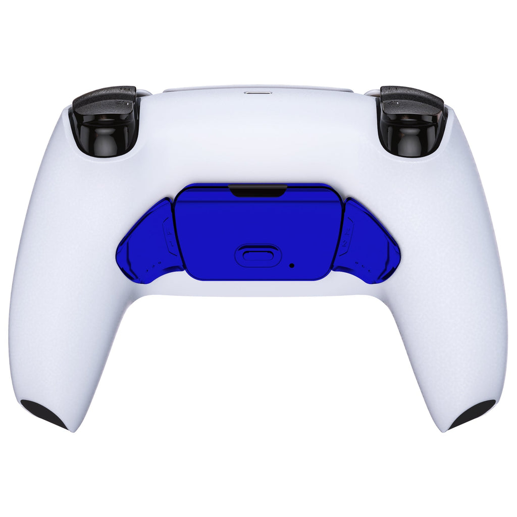 eXtremeRate Replacement Redesigned K1 K2 Back Buttons for eXtremerate RISE Remap Kit, Compatible with PS5 Controller - Chrome Blue eXtremeRate