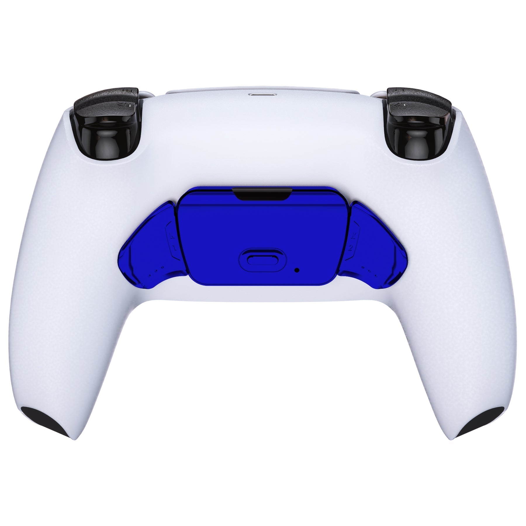 eXtremeRate Replacement Redesigned K1 K2 Back Buttons for eXtremerate RISE Remap Kit, Compatible with PS5 Controller - Chrome Blue eXtremeRate
