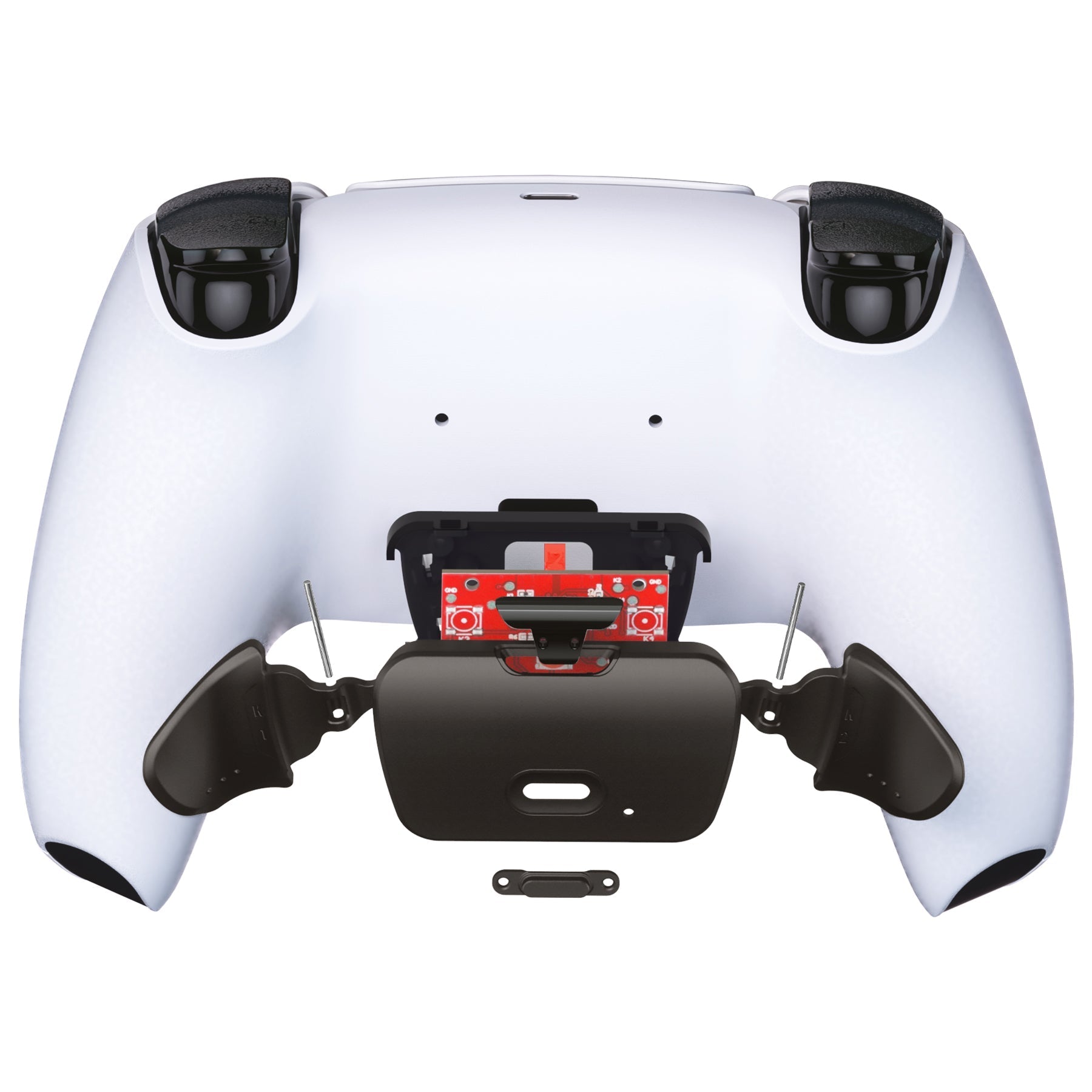 eXtremeRate Real Metal Buttons (RMB) Version Redesigned K1 K2 Back Buttons & Remap PCB Board for eXtremerate RISE Remap Kit, Compatible with PS5 Controller - Black eXtremeRate