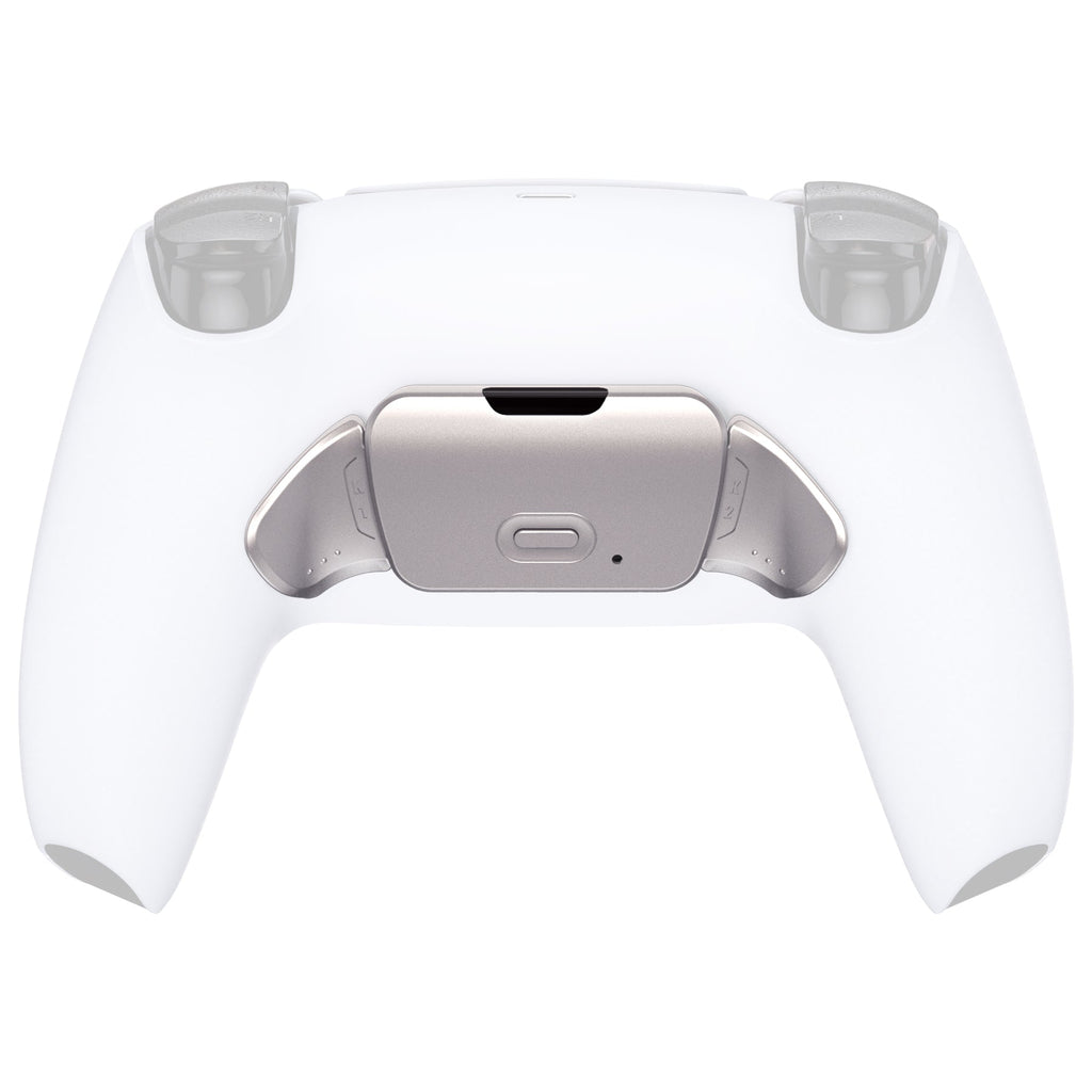 eXtremeRate Real Metal Buttons (RMB) Version Redesigned K1 K2 Back Buttons & Remap PCB Board for eXtremerate RISE Remap Kit, Compatible with PS5 Controller - Silver eXtremeRate