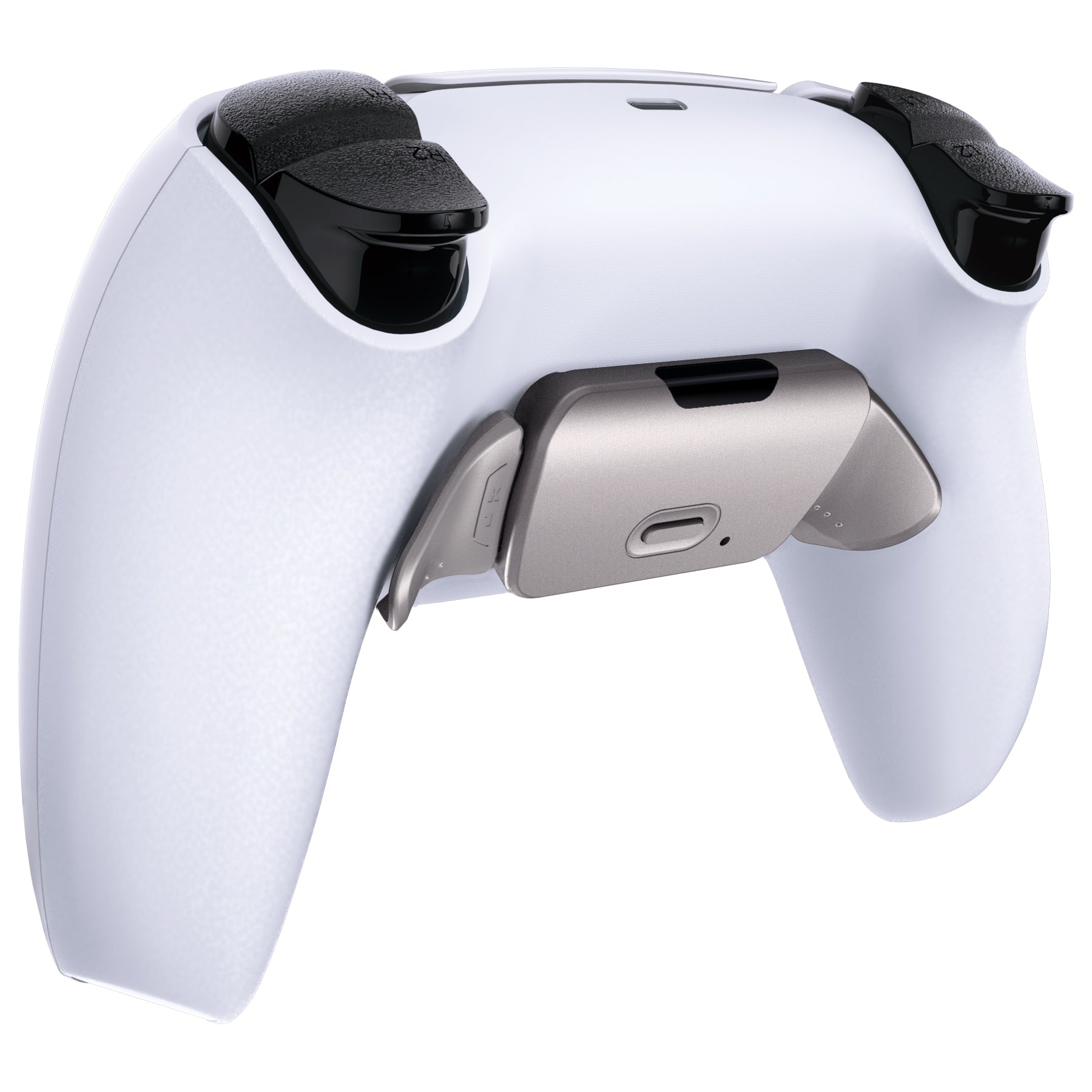 eXtremeRate Real Metal Buttons (RMB) Version Redesigned K1 K2 Back Buttons & Remap PCB Board for eXtremerate RISE Remap Kit, Compatible with PS5 Controller - Silver eXtremeRate