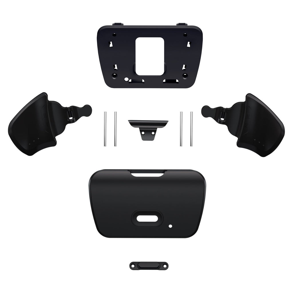 eXtremeRate Replacement Redesigned K1 K2 Back Buttons for eXtremerate RISE Remap Kit, Compatible with PS5 Controller - Solid Black eXtremeRate