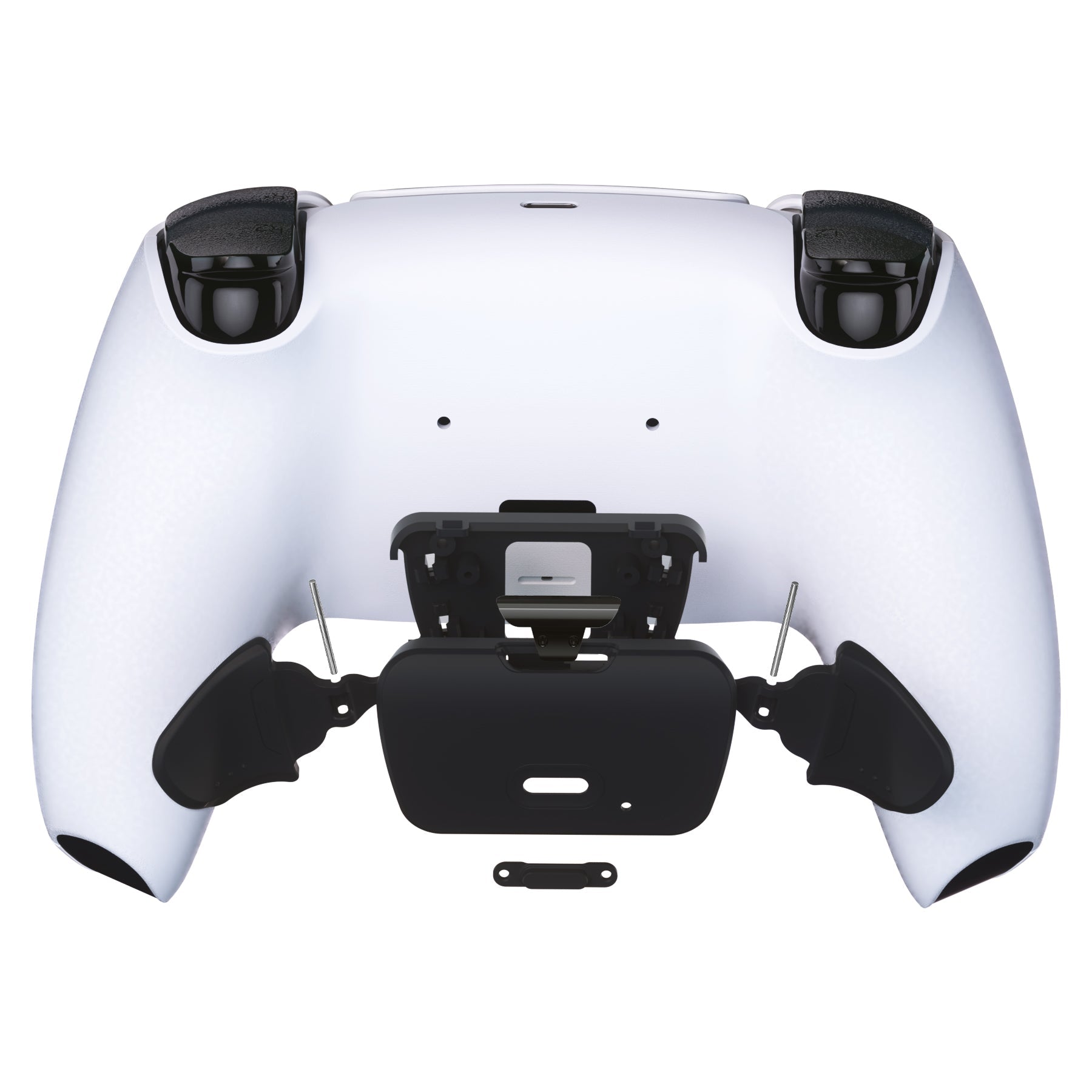eXtremeRate Replacement Redesigned K1 K2 Back Buttons for eXtremerate RISE Remap Kit, Compatible with PS5 Controller - Solid Black eXtremeRate
