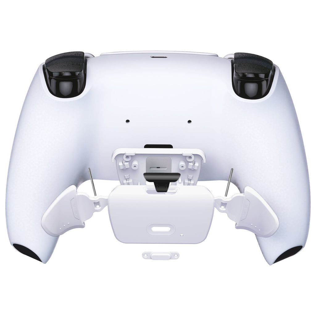 eXtremeRate Replacement Redesigned K1 K2 Back Buttons for eXtremerate RISE Remap Kit, Compatible with PS5 Controller - Solid White eXtremeRate