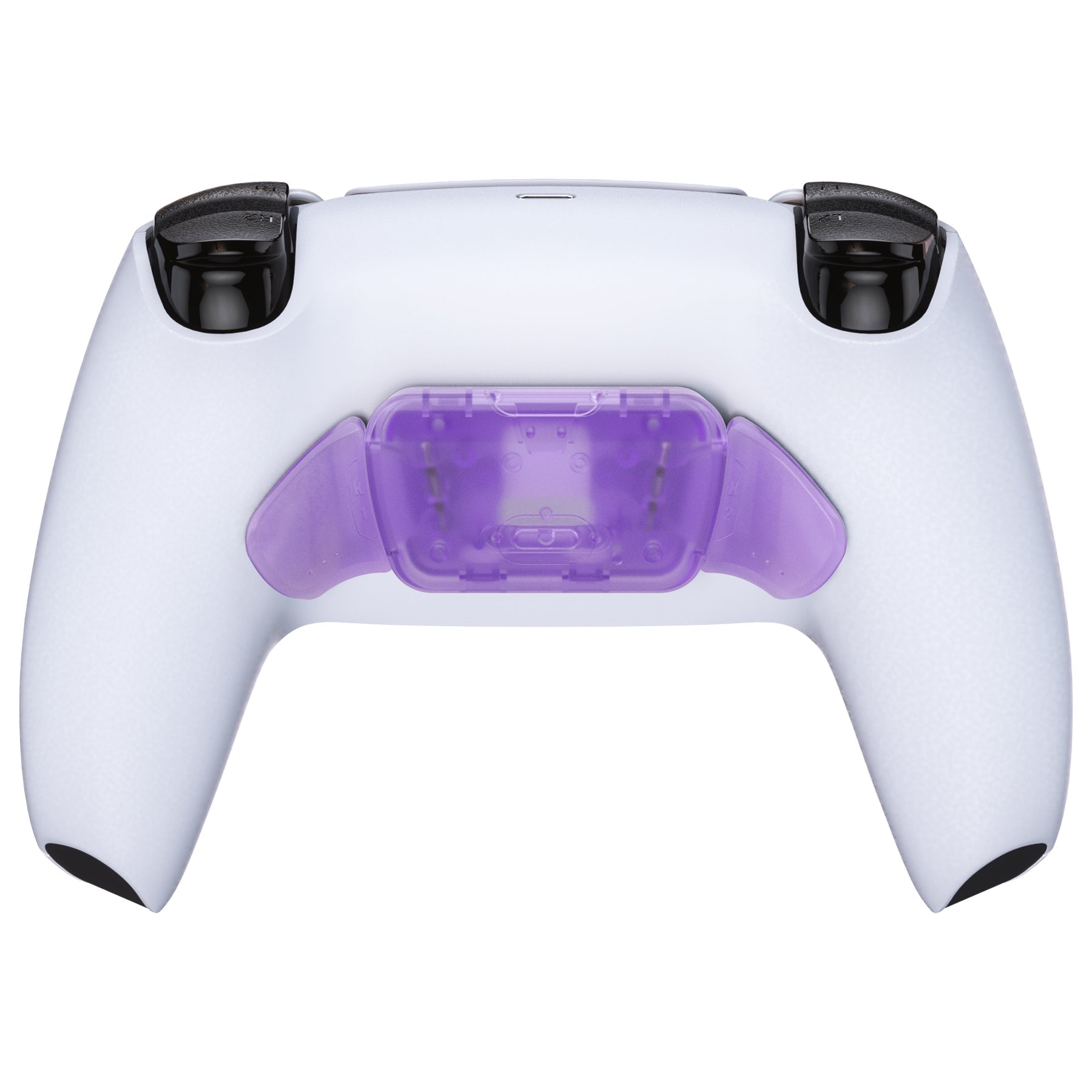 eXtremeRate Replacement Redesigned K1 K2 Back Buttons for eXtremerate RISE Remap Kit, Compatible with PS5 Controller - Clear Atomic Purple eXtremeRate