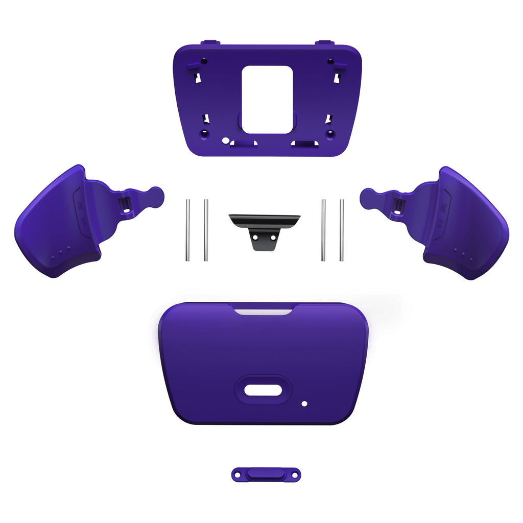 eXtremeRate Replacement Redesigned K1 K2 Back Buttons for eXtremerate RISE Remap Kit, Compatible with PS5 Controller - Galactic Purple eXtremeRate