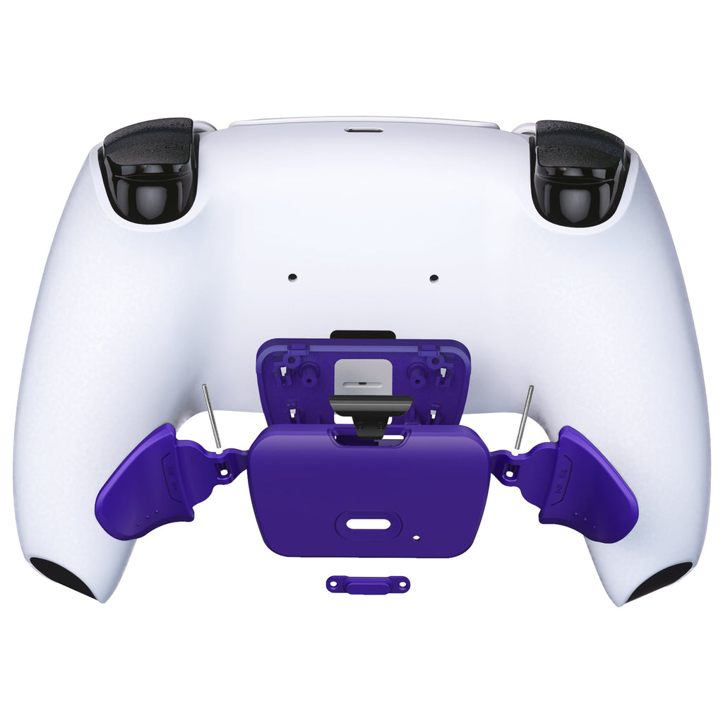 eXtremeRate Replacement Redesigned K1 K2 Back Buttons for eXtremerate RISE Remap Kit, Compatible with PS5 Controller - Galactic Purple eXtremeRate
