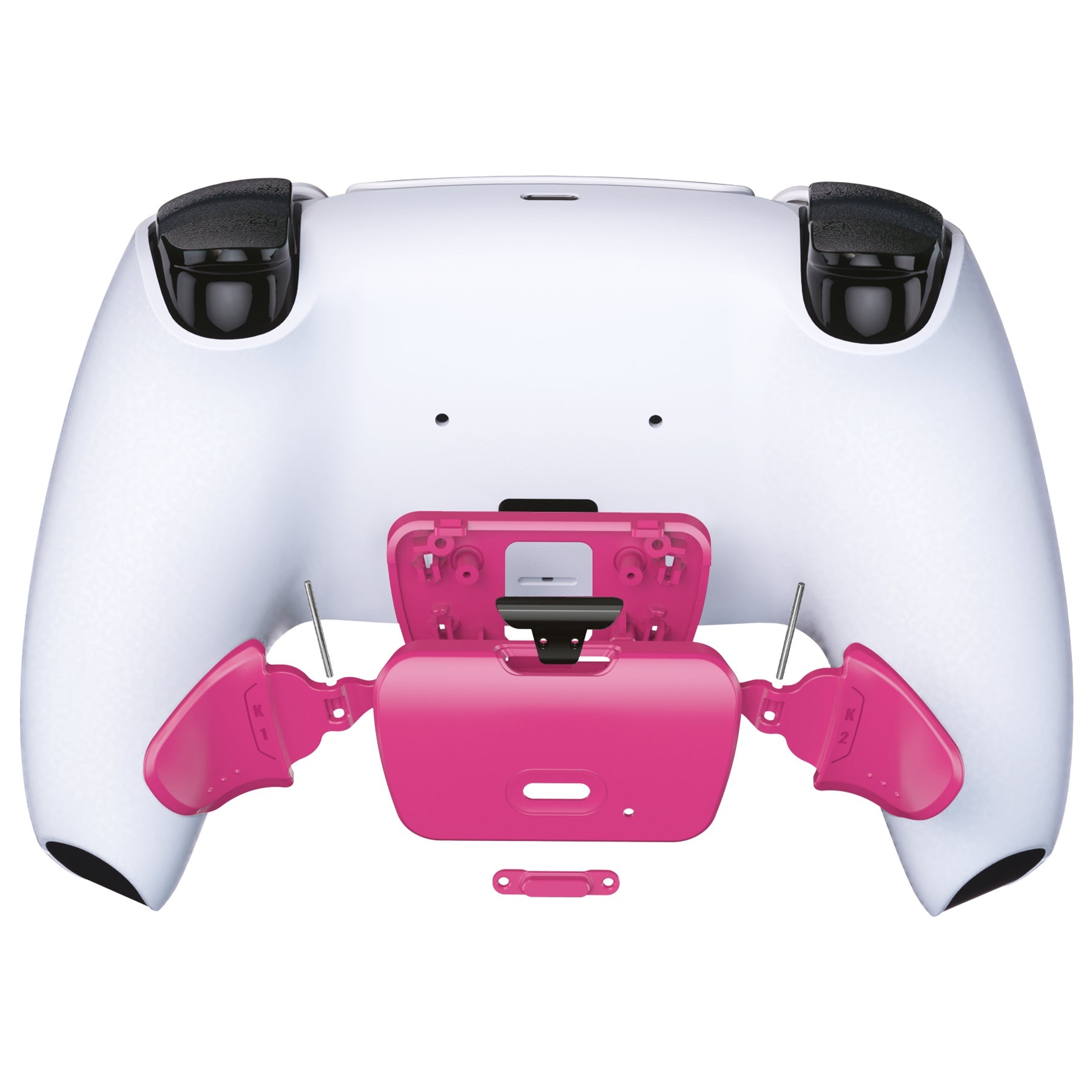 eXtremeRate Replacement Redesigned K1 K2 Back Buttons for eXtremerate RISE Remap Kit, Compatible with PS5 Controller - Nova Pink eXtremeRate
