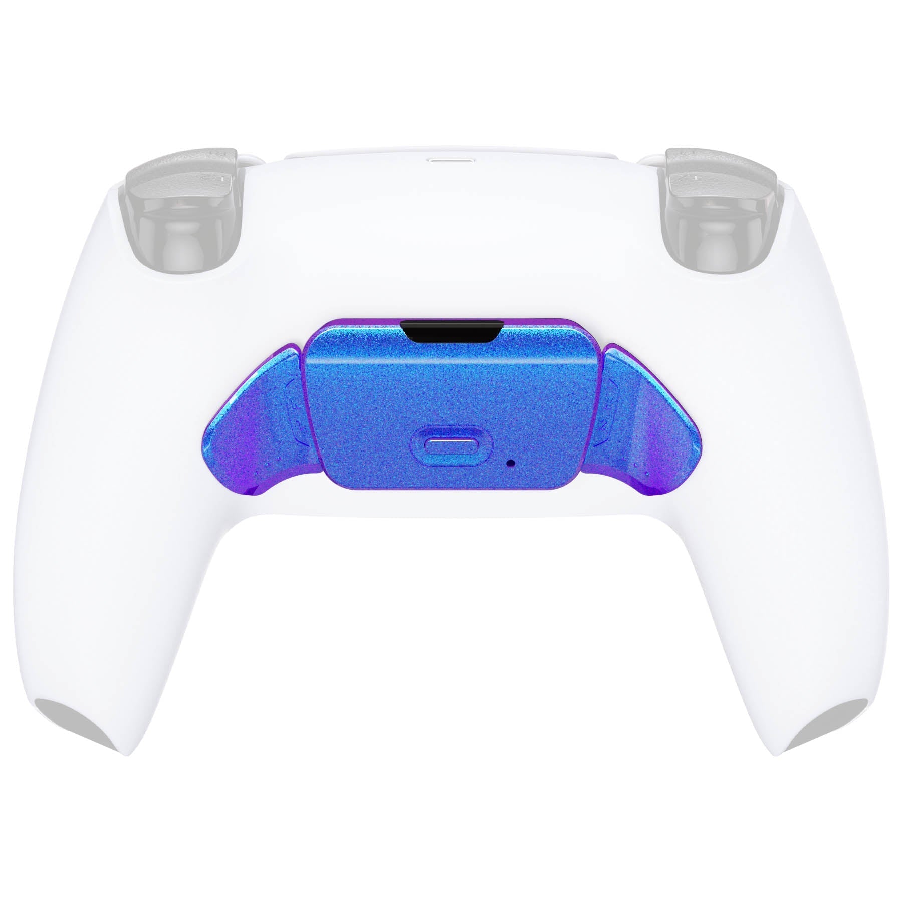 eXtremeRate Replacement Redesigned K1 K2 Back Buttons for eXtremerate RISE Remap Kit, Compatible with PS5 Controller - Chameleon Purple Blue eXtremeRate