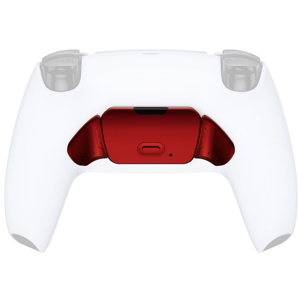 eXtremeRate Replacement Redesigned K1 K2 Back Buttons for eXtremerate RISE Remap Kit, Compatible with PS5 Controller - Scarlet Red eXtremeRate