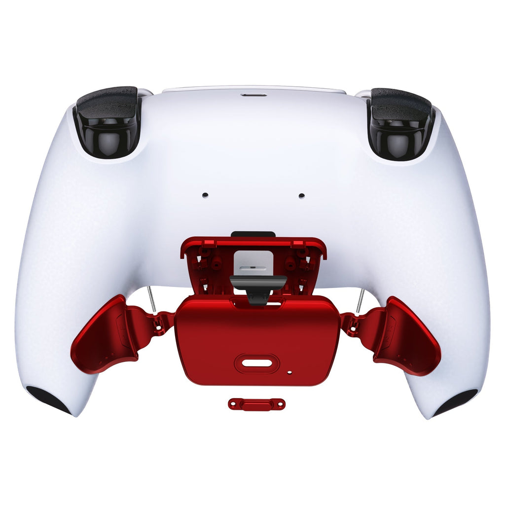 eXtremeRate Replacement Redesigned K1 K2 Back Buttons for eXtremerate RISE Remap Kit, Compatible with PS5 Controller - Scarlet Red eXtremeRate