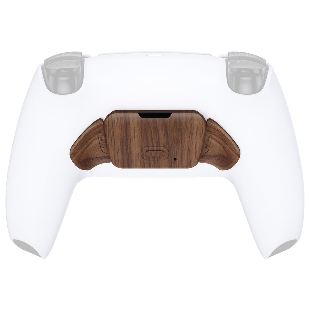 eXtremeRate Replacement Redesigned K1 K2 Back Buttons for eXtremerate RISE Remap Kit, Compatible with PS5 Controller - Wood Grain eXtremeRate