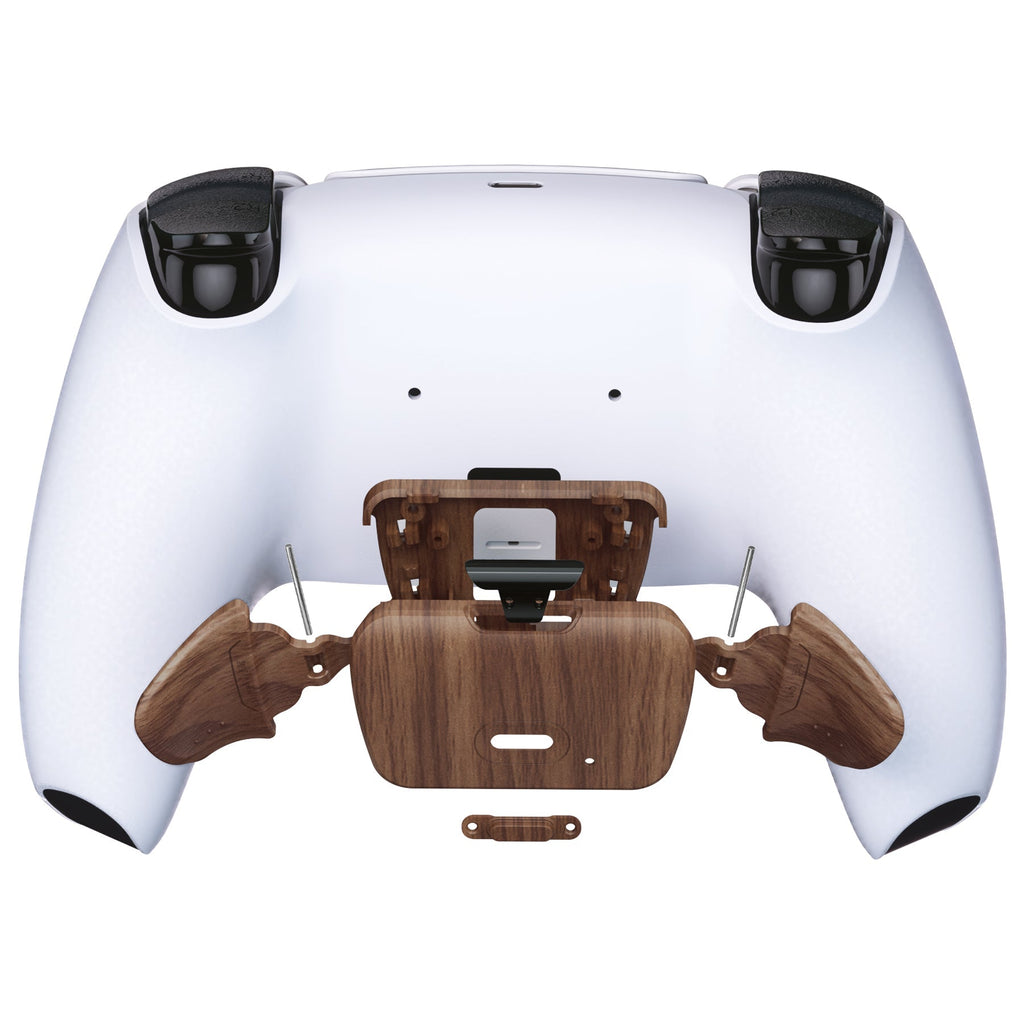 eXtremeRate Replacement Redesigned K1 K2 Back Buttons for eXtremerate RISE Remap Kit, Compatible with PS5 Controller - Wood Grain eXtremeRate