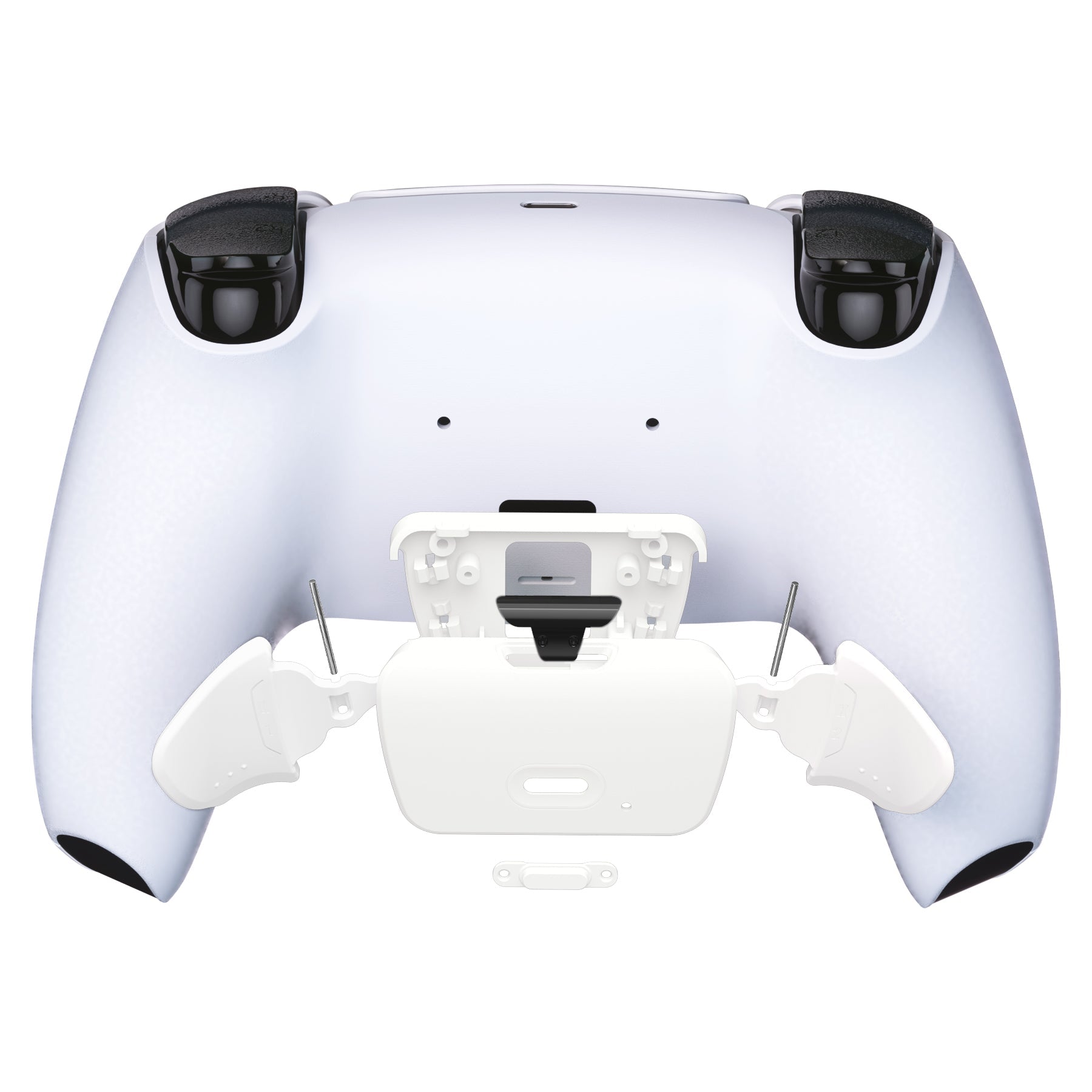 eXtremeRate Replacement Redesigned K1 K2 Back Buttons for eXtremerate RISE Remap Kit, Compatible with PS5 Controller - White eXtremeRate