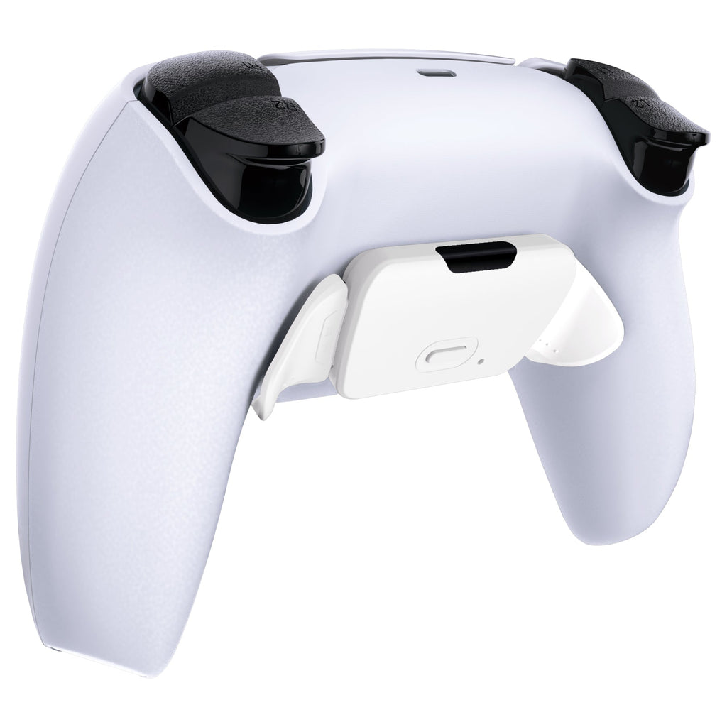 eXtremeRate Replacement Redesigned K1 K2 Back Buttons for eXtremerate RISE Remap Kit, Compatible with PS5 Controller - White eXtremeRate