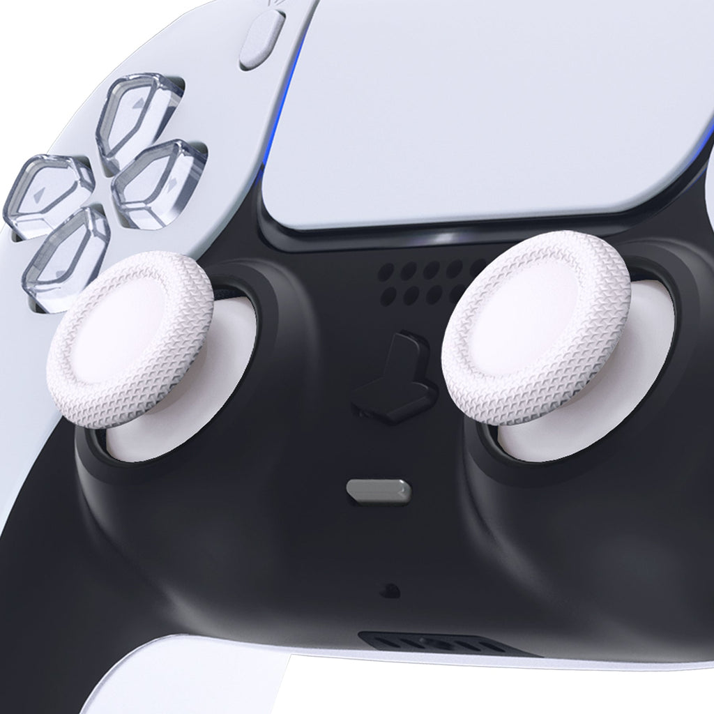 eXtremeRate Replacement Thumbsticks Analog Stick Joystick Compatible with PS5 & PS4 All Model Controller - White eXtremeRate