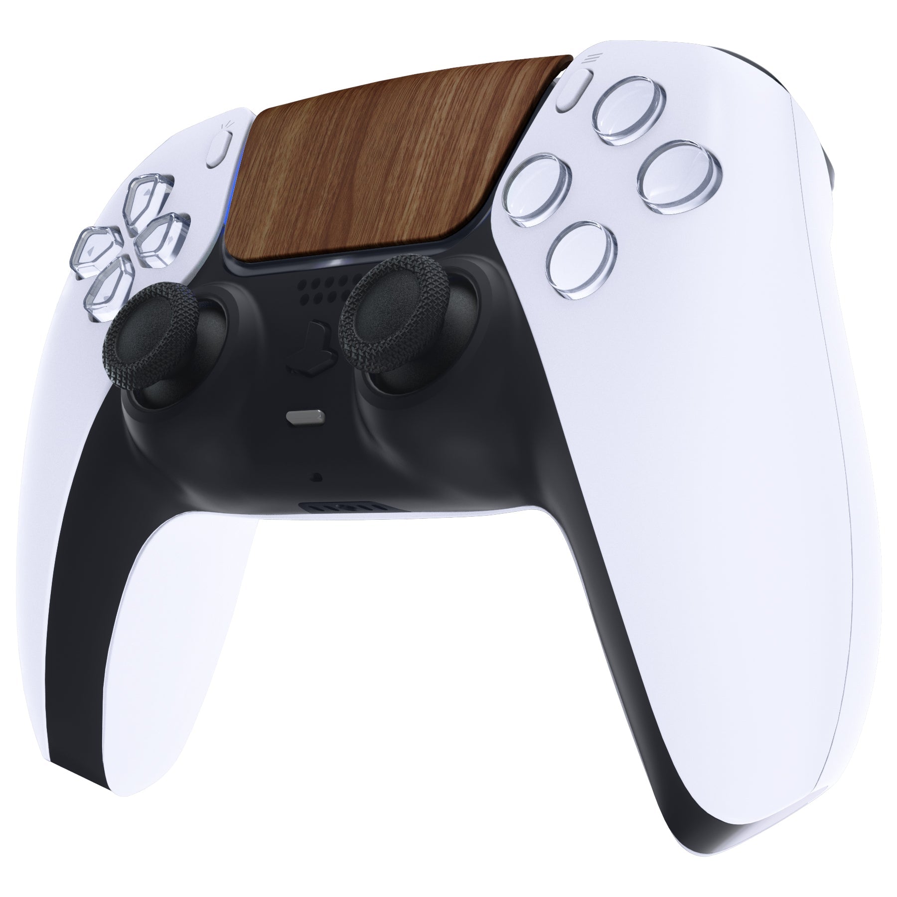 eXtremeRate Replacement Custom Touchpad Cover Compatible with PS5 Controller BDM-010/020/030/040/050/060 - Wood Grain eXtremeRate