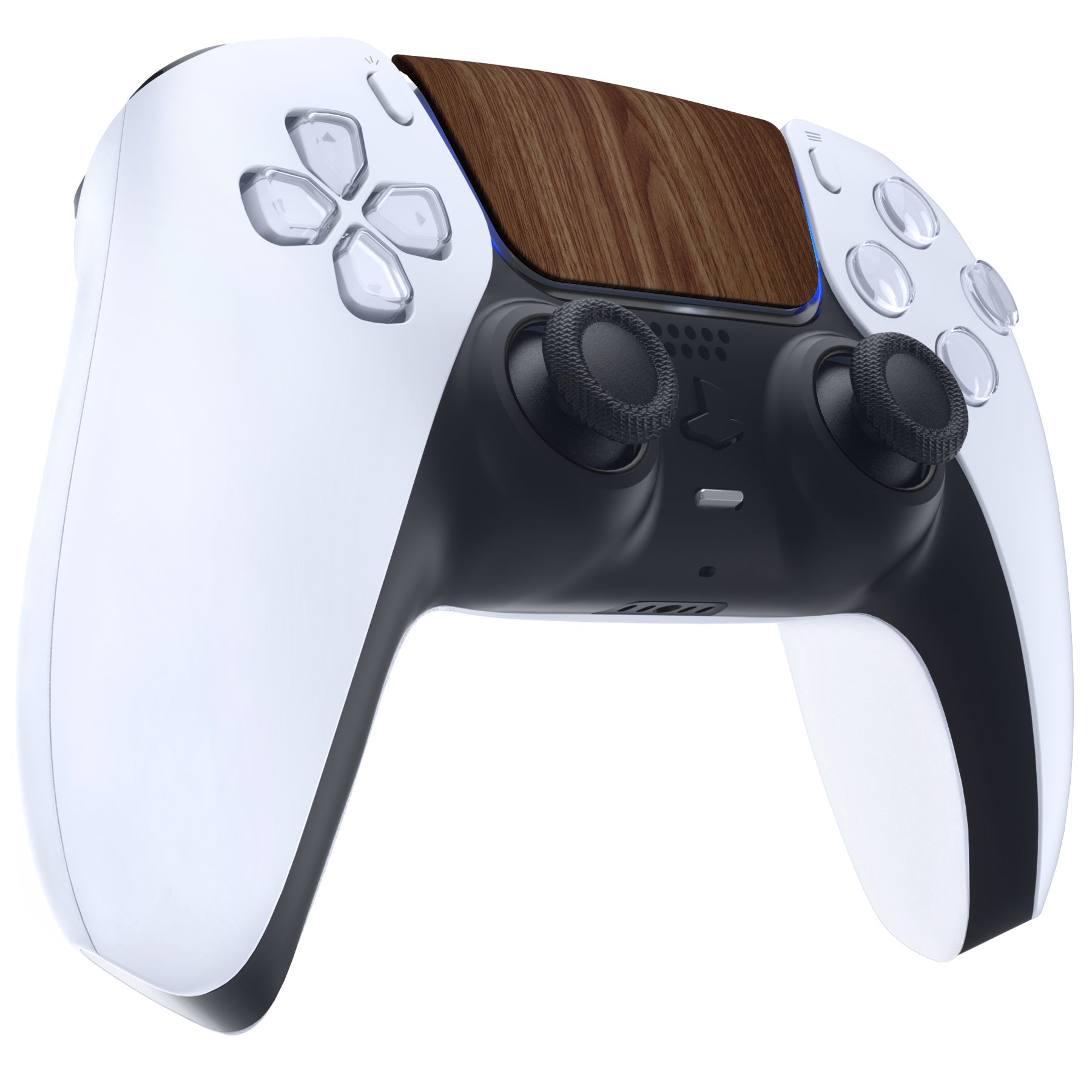 eXtremeRate Replacement Custom Touchpad Cover Compatible with PS5 Controller BDM-010/020/030/040/050/060 - Wood Grain eXtremeRate