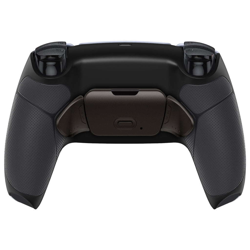 eXtremeRate Black Real Metal Buttons (RMB) Version RISE 2.0 Remap Kit for PS5 Controller BDM-010/020 - Rubberized Black eXtremeRate