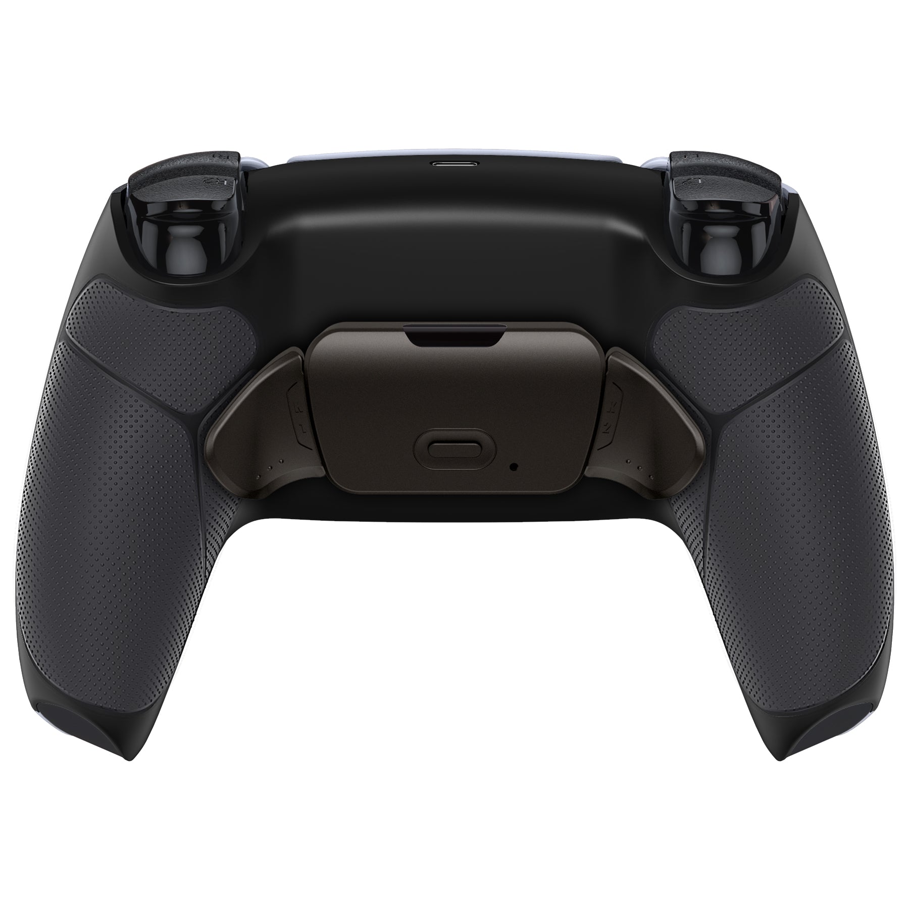 eXtremeRate Black Real Metal Buttons (RMB) Version RISE 2.0 Remap Kit for PS5 Controller BDM-010/020 - Rubberized Black eXtremeRate