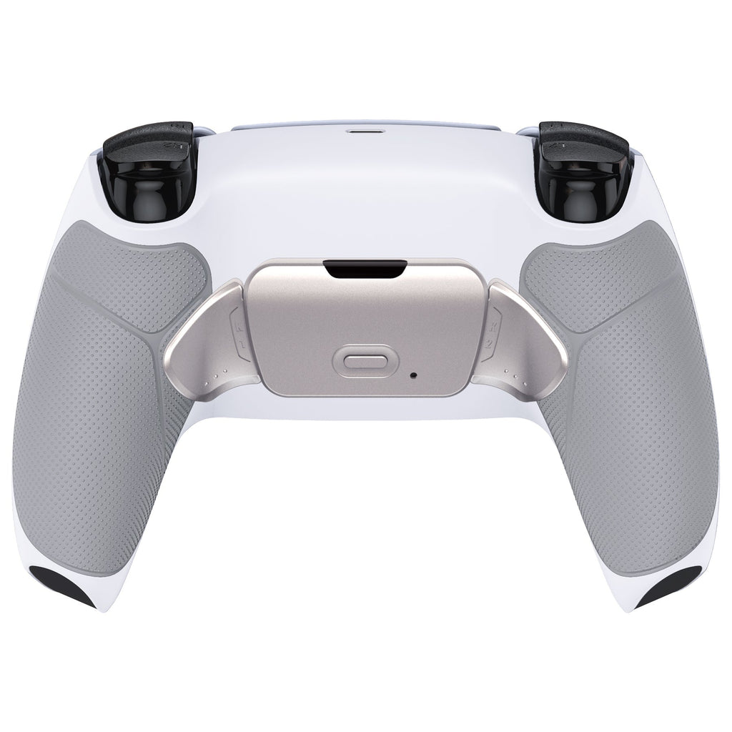 eXtremeRate Silver Real Metal Buttons (RMB) Version RISE 2.0 Remap Kit for PS5 Controller BDM-010/020 - Rubberized Gray eXtremeRate