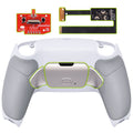 eXtremeRate Silver Real Metal Buttons (RMB) Version RISE 2.0 Remap Kit for PS5 Controller BDM-010/020 - Rubberized Gray eXtremeRate