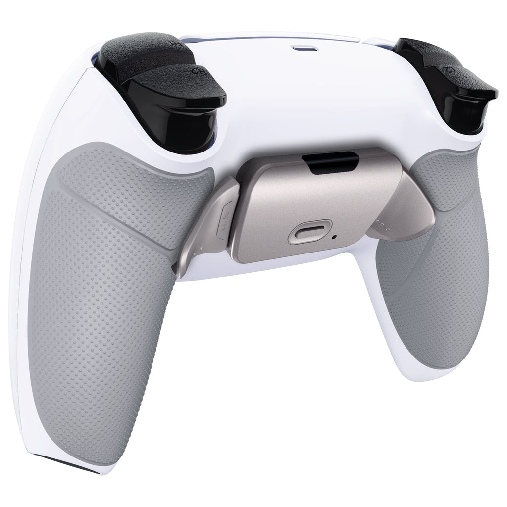 eXtremeRate Silver Real Metal Buttons (RMB) Version RISE 2.0 Remap Kit for PS5 Controller BDM-010/020 - Rubberized Gray eXtremeRate