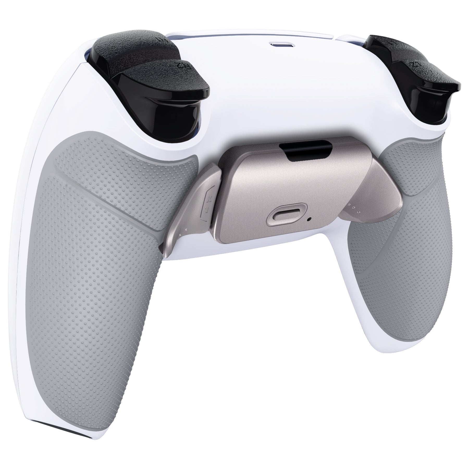 eXtremeRate Silver Real Metal Buttons (RMB) Version RISE 2.0 Remap Kit for PS5 Controller BDM-010/020 - Rubberized Gray eXtremeRate
