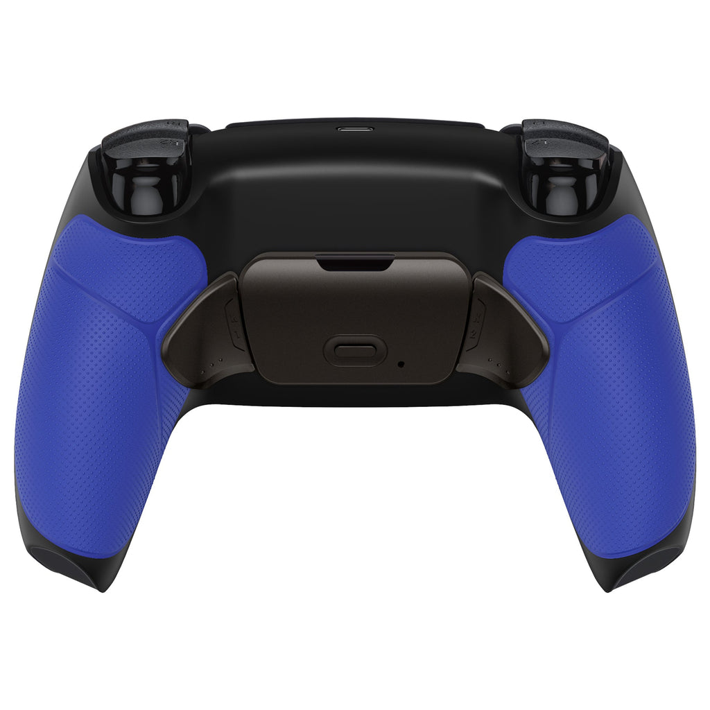 eXtremeRate Black Real Metal Buttons (RMB) Version RISE 2.0 Remap Kit for PS5 Controller BDM-010/020 - Rubberized Blue eXtremeRate