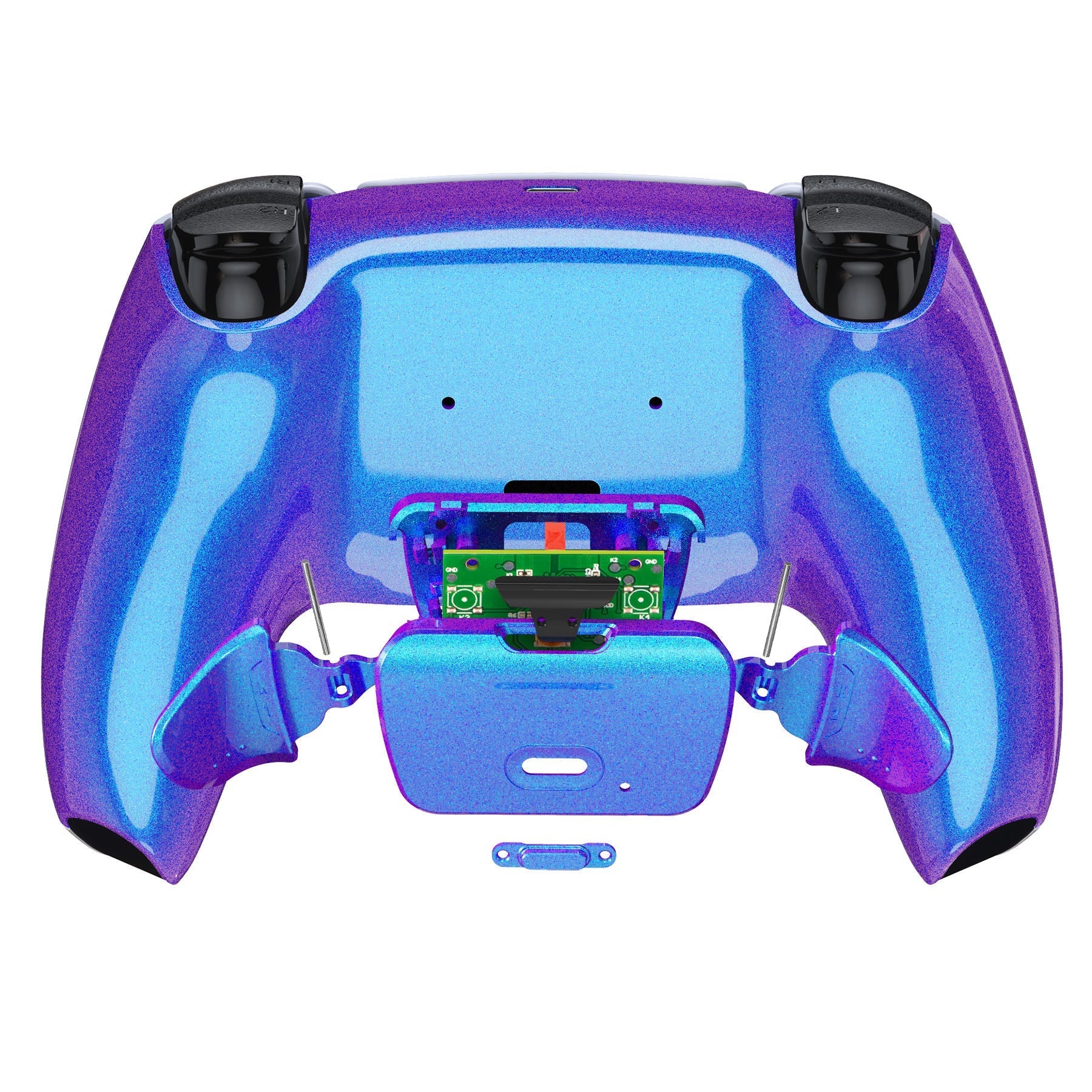 eXtremeRate Remappable Rise 2.0 Remap Kit for PS5 Controller BDM-010 & BDM-020 - Chameleon Purple Blue eXtremeRate