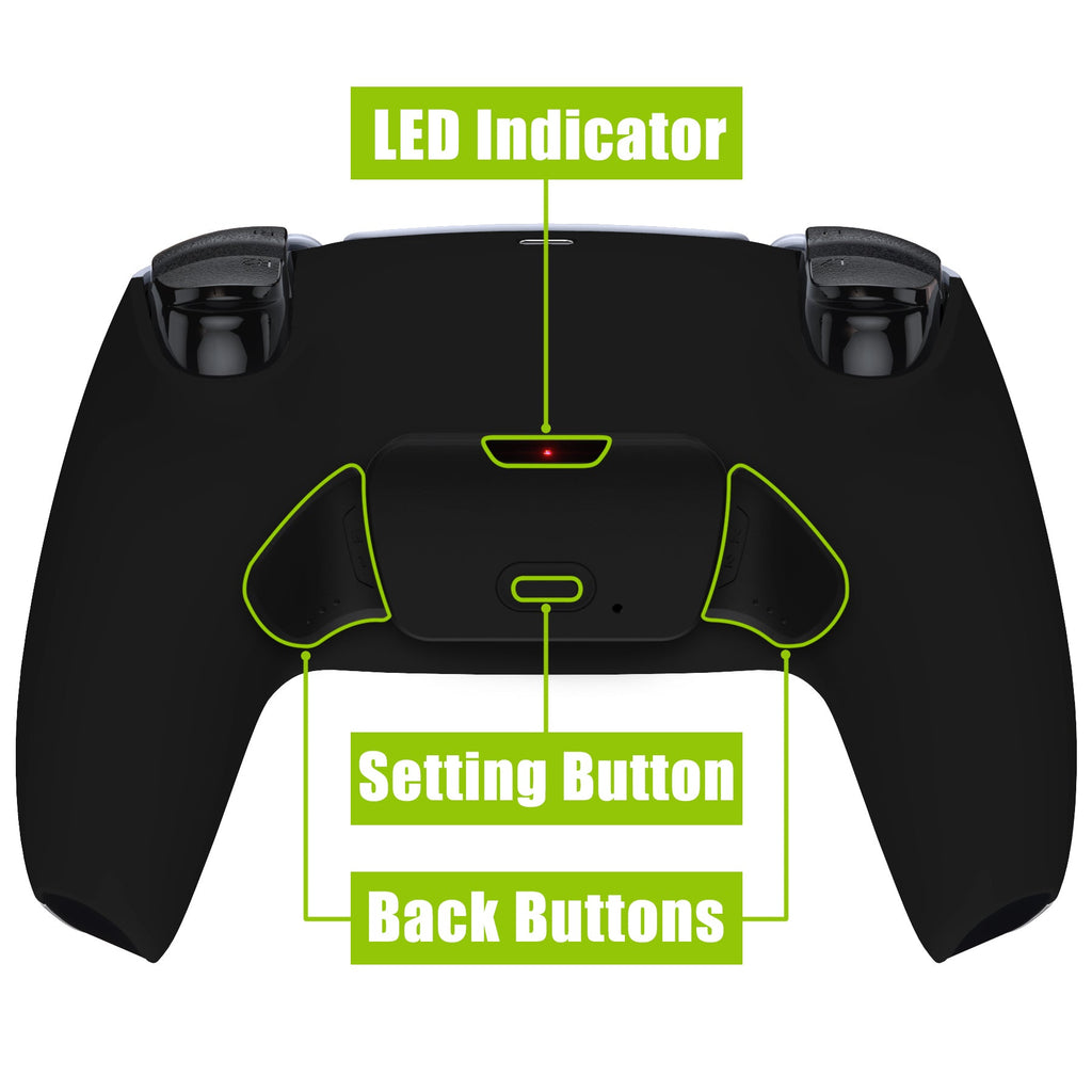 eXtremeRate Remappable Rise 2.0 Remap Kit for PS5 Controller BDM-010 & BDM-020 - Black eXtremeRate