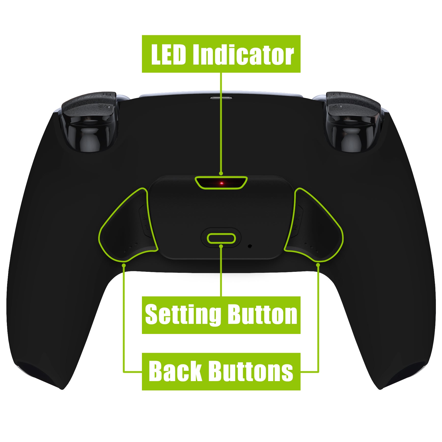 eXtremeRate Remappable Rise 2.0 Remap Kit for PS5 Controller BDM-010 & BDM-020 - Black eXtremeRate