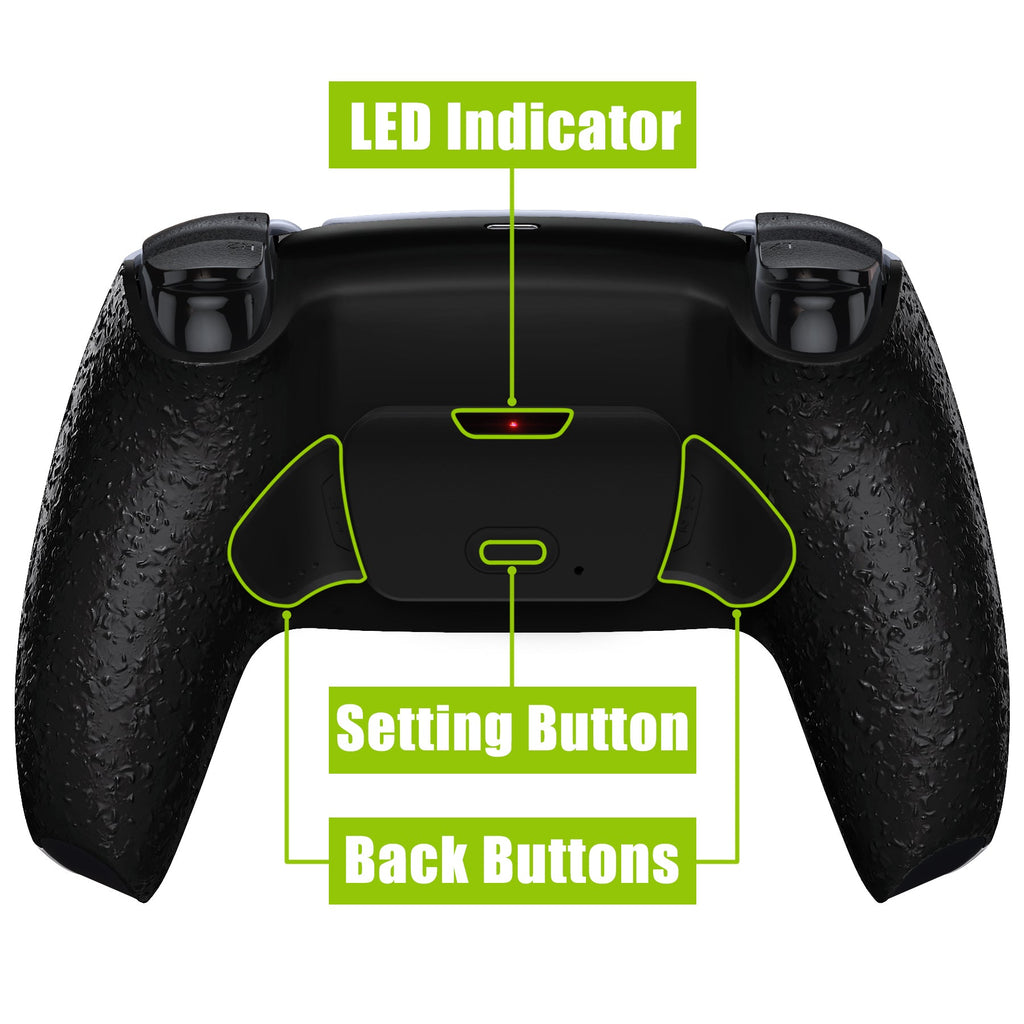 eXtremeRate Remappable Rise 2.0 Remap Kit for PS5 Controller BDM-010 & BDM-020 - Textured Black eXtremeRate
