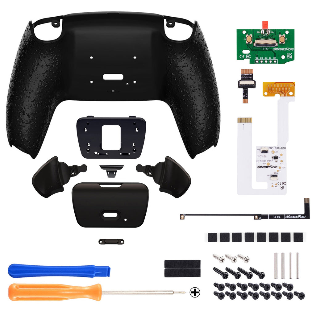 eXtremeRate Remappable RISE V3 Remap Kit for PS5 Controller BDM-030/040/050 - Textured Black eXtremeRate
