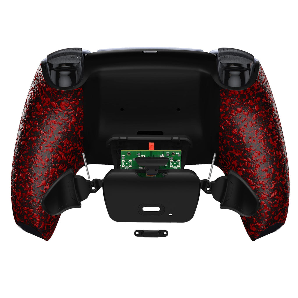 eXtremeRate Remappable Rise 2.0 Remap Kit for PS5 Controller BDM-010 & BDM-020 - Textured Red eXtremeRate