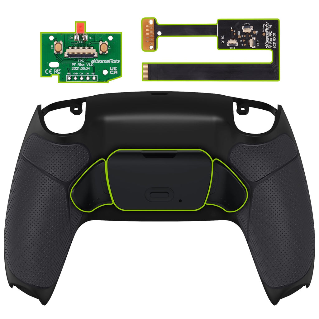 eXtremeRate Remappable Rise 2.0 Remap Kit for PS5 Controller BDM-010 & BDM-020 - Rubberized Black eXtremeRate